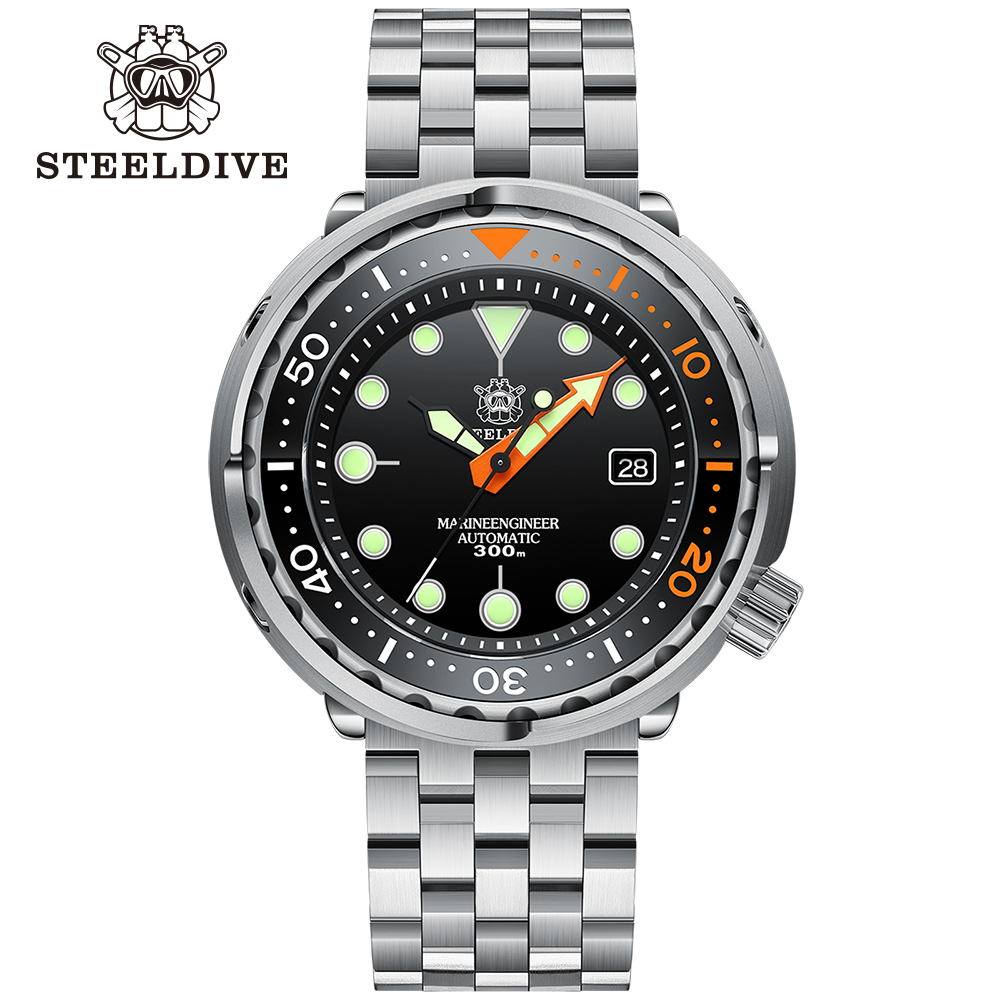 Seiko Watch Prospex - STEELDIVE-Montre Officielle SDGrenoble 5C pour Homme,