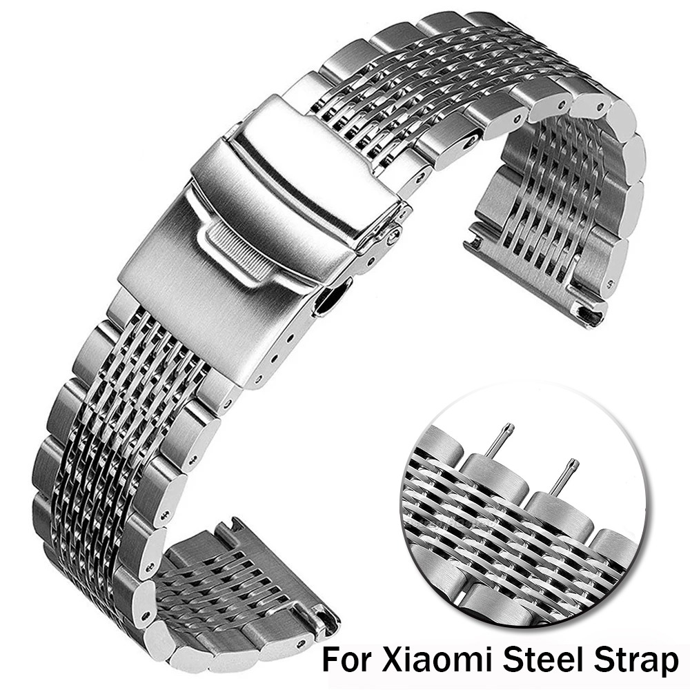 Seiko Watch Prospex - Bracelets en acier inoxydable massif, 18mm