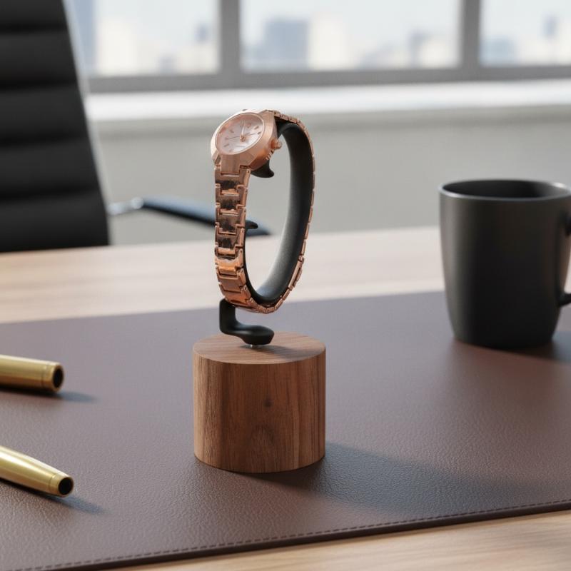 Support de montre en bois en f - Jewelry And Watches Inc avis et prix
