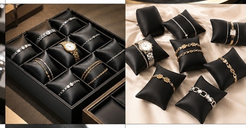 12 coussins en PU pour montres - Watch Display Box avis et prix